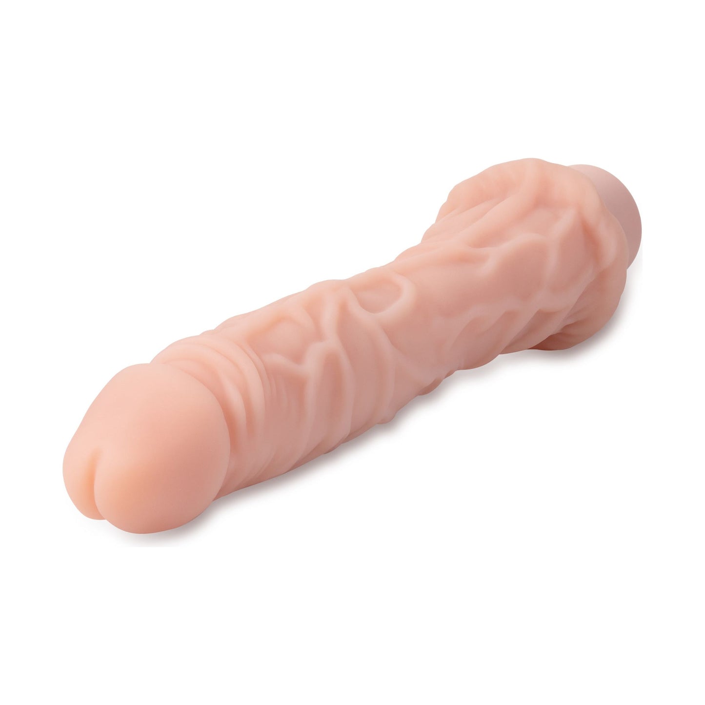 Dr. Skin Silicone - Dr. Richard - 9 Inch Vibrating Dildo -Beige