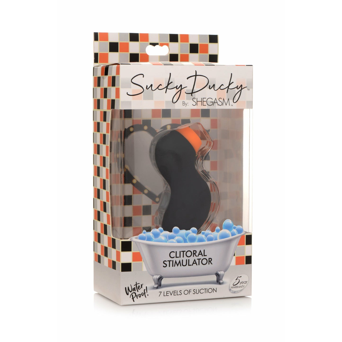 Sucky Ducky Silicone Clitoral Stimulator - Black
