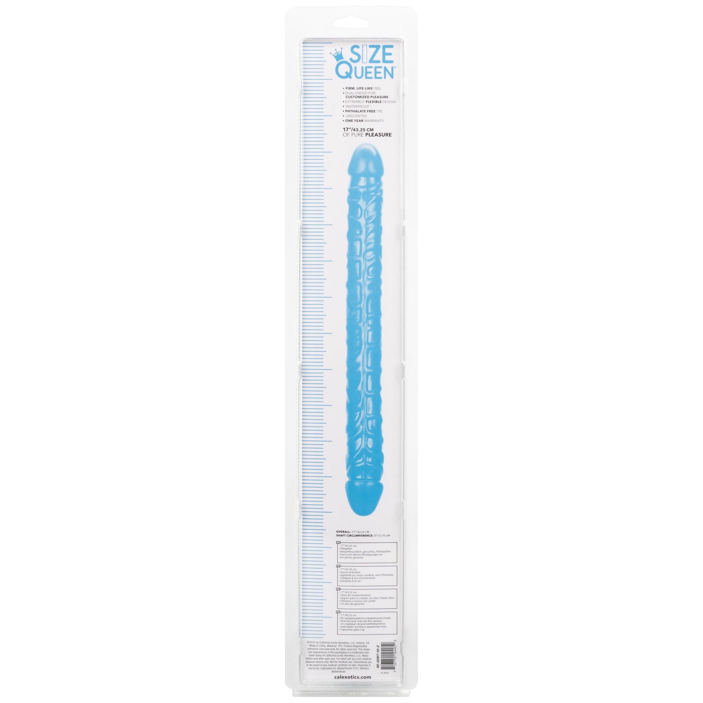 Size Queen 17 inch/43.25 Cm - Blue
