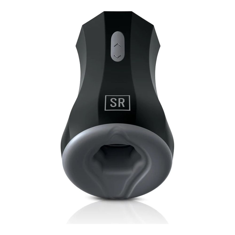 Silicone Twin Turbo Stroker - Black SR1067