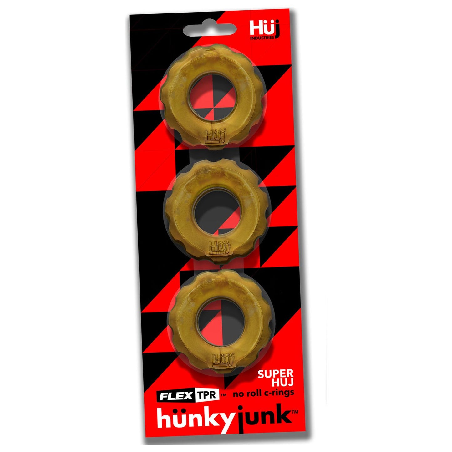 Super Huj - 3-Pack Cockrings - Bronze