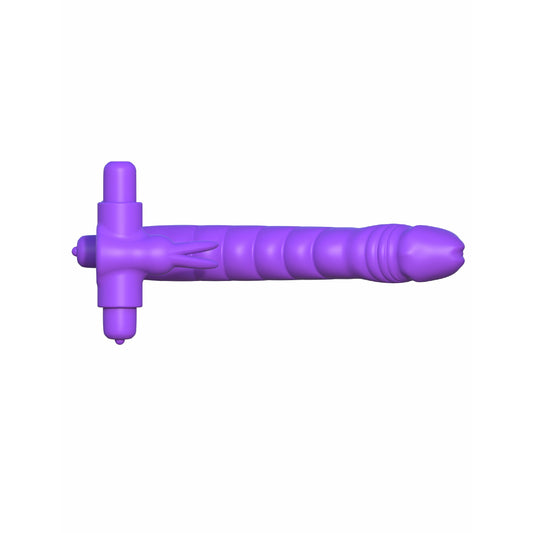Fantasy C-Ringz Silicone Double Penetrator Rabbit - Purple PD5819-12