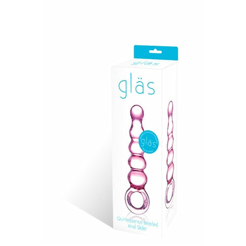 Quintessence Beaded Anal Slider GLAS-69
