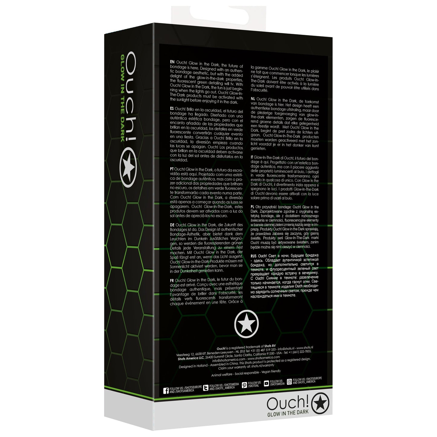 Bra Harness - Small/medium -Glow in the Dark