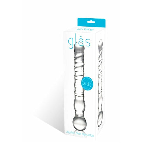 Joystick Clear Glass Dildo GLAS-82