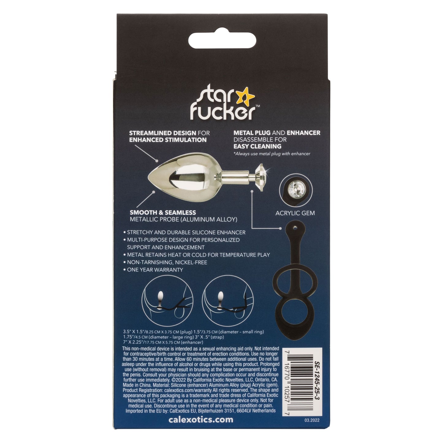 Star Fucker XL Teardrop Plug