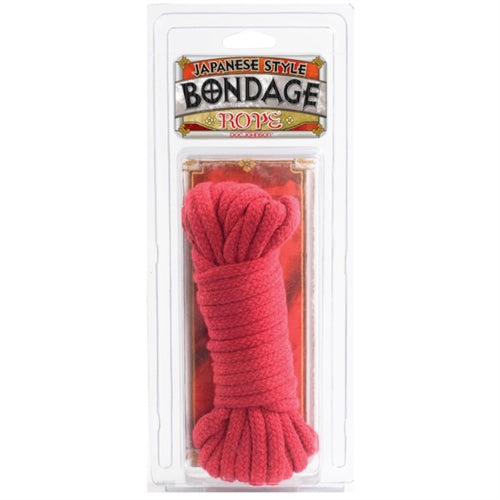 Bondage Rope - Cotton - Japanese Style - Red DJ2100-02