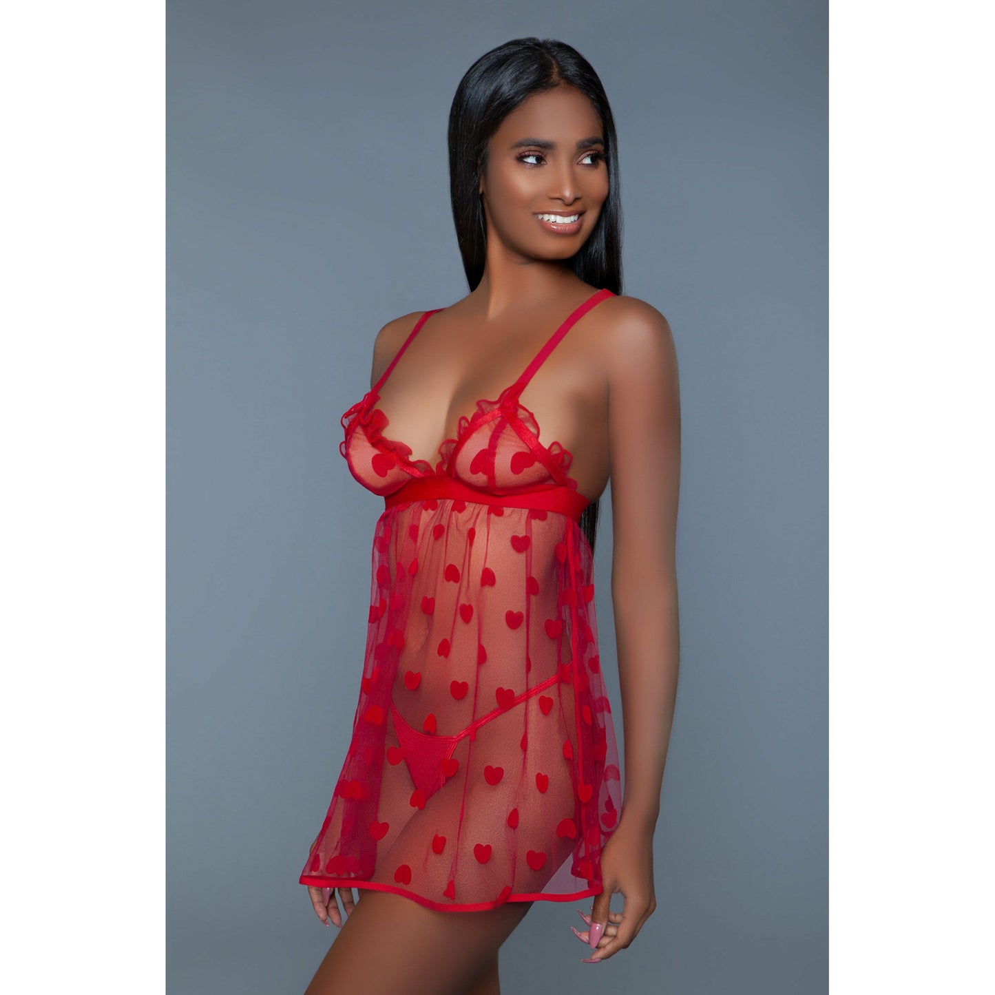 Valentina Slip - Medium - Red BW-2032-M
