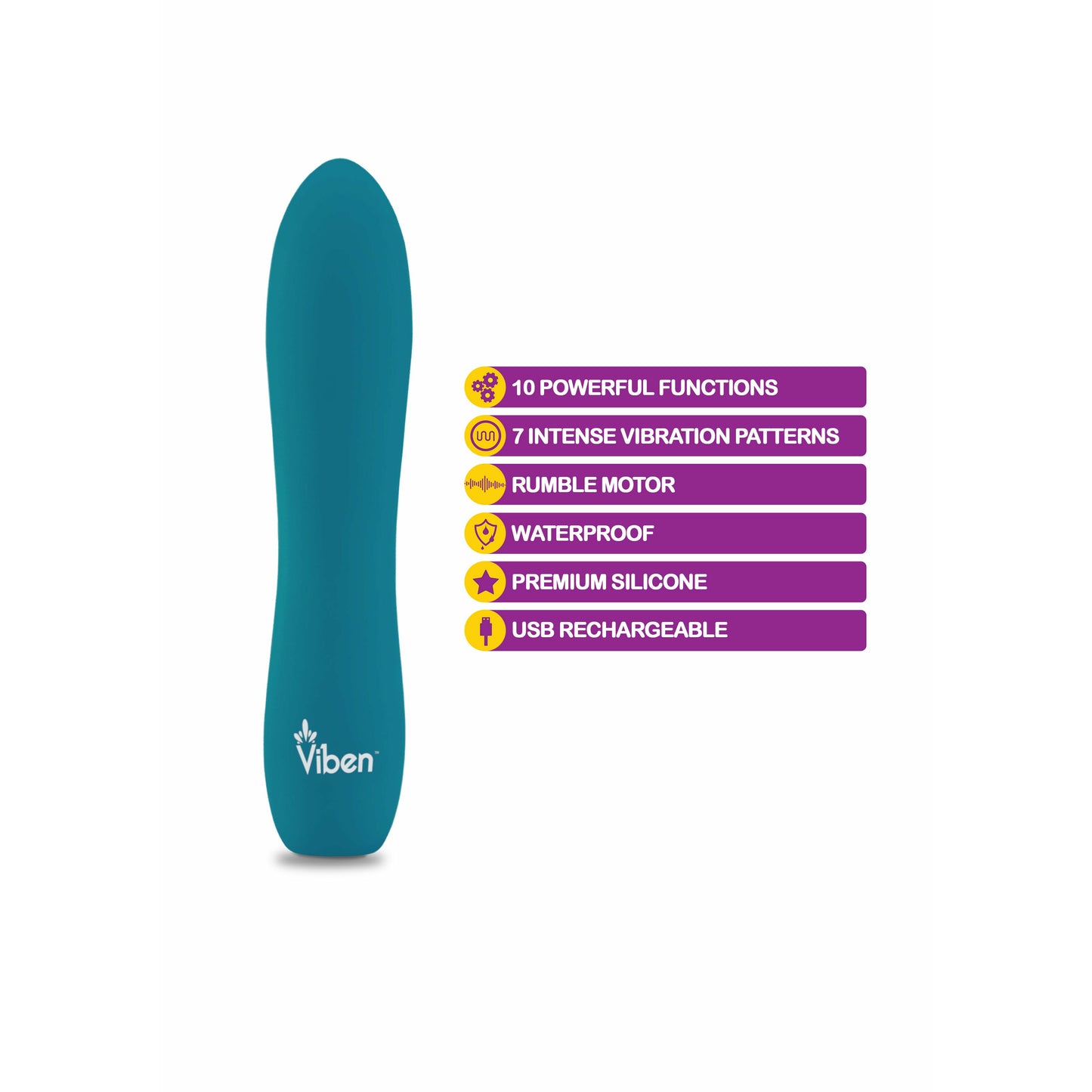 Vivacious - Ocean - Intense 10-Function Bullet