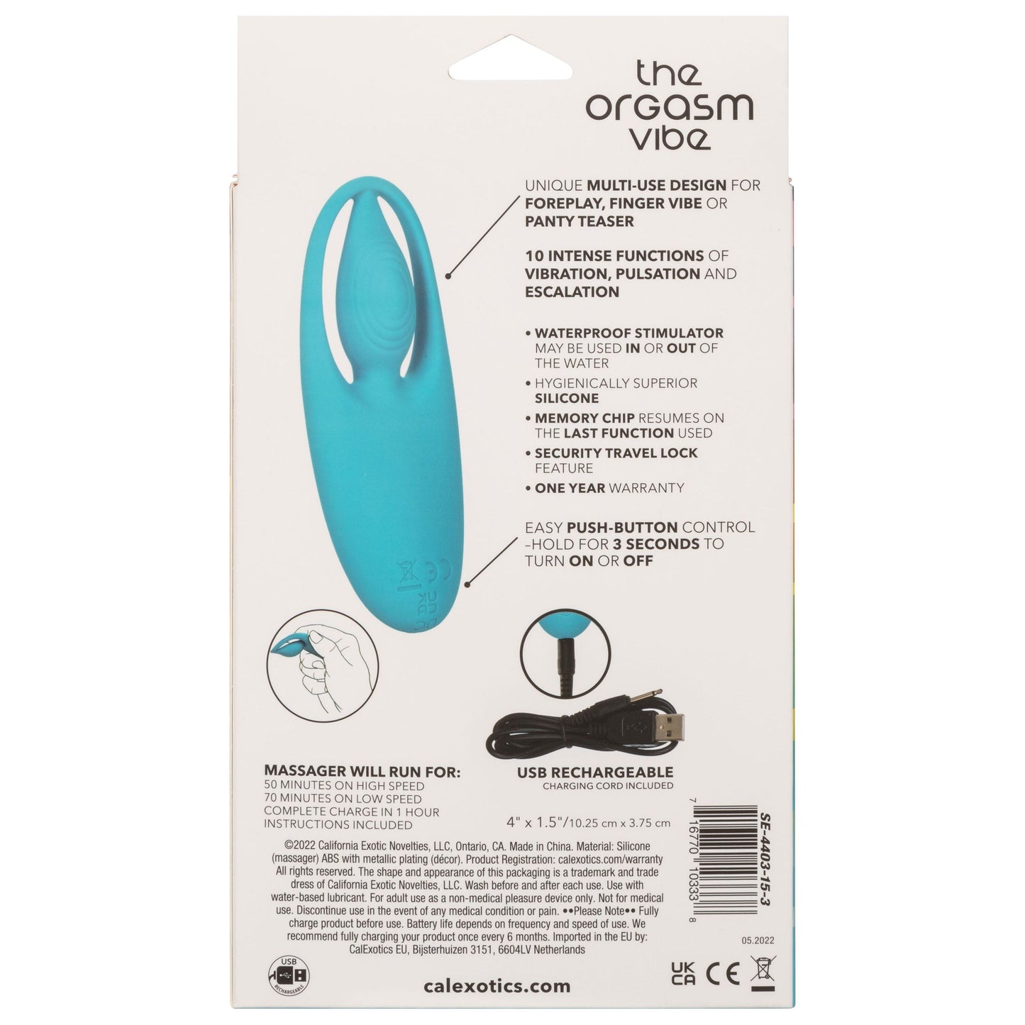 Neon Vibes - the Orgasm Vibe - Blue