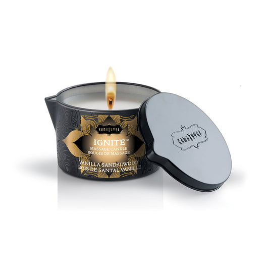 Ignite Vanilla Sandalwood Massage Candle - 6 Oz. KS10226