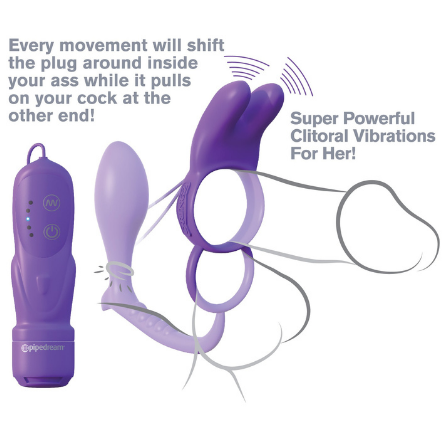 Fantasy C Ringz Ass Gasm Vibrating Rabbit