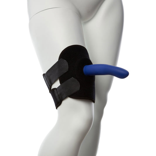 Gender Fluid Thigh Rider Strap-on Harness - Large/xxlarge - Black