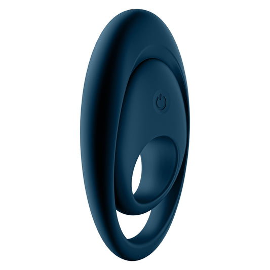 Glorious Duo Ring Vibrator - Dark Blue