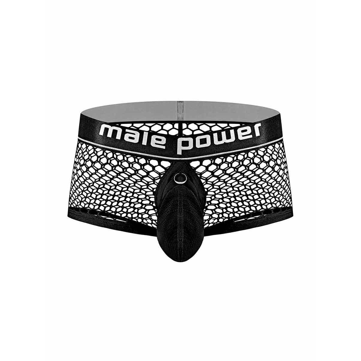 Cock Pit Net Mini Cock Ring Short - Large - Black