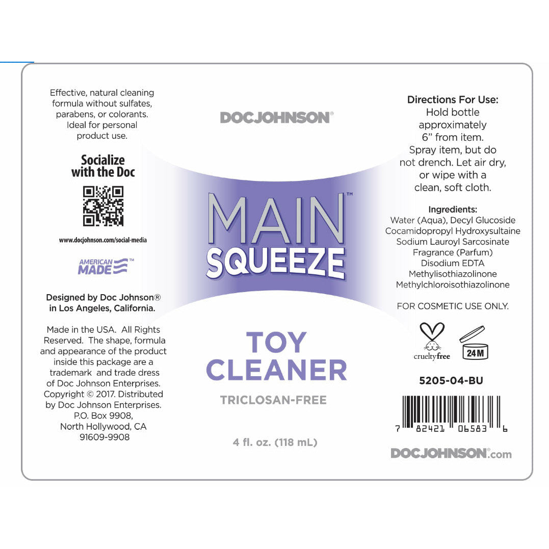 Main Squeeze - Toy Cleaner - 4 Fl. Oz..