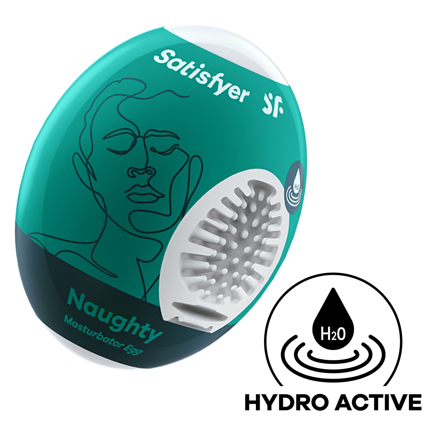 Satisfyer Masturbator Egg - Naughty - Dark Green