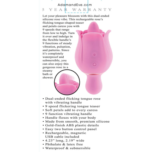 Eve's Ravishing Clit Flicking Rose - Pink