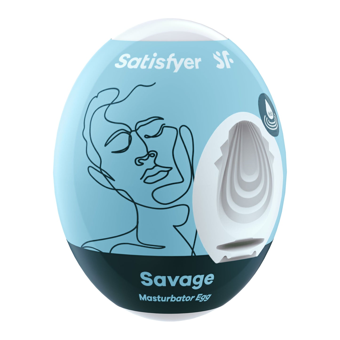 3 Pc Set Masturbator Egg - Savage - Blue