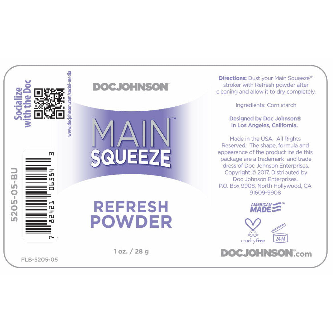 Main Squeeze - Refresh Powder - 1 Oz.