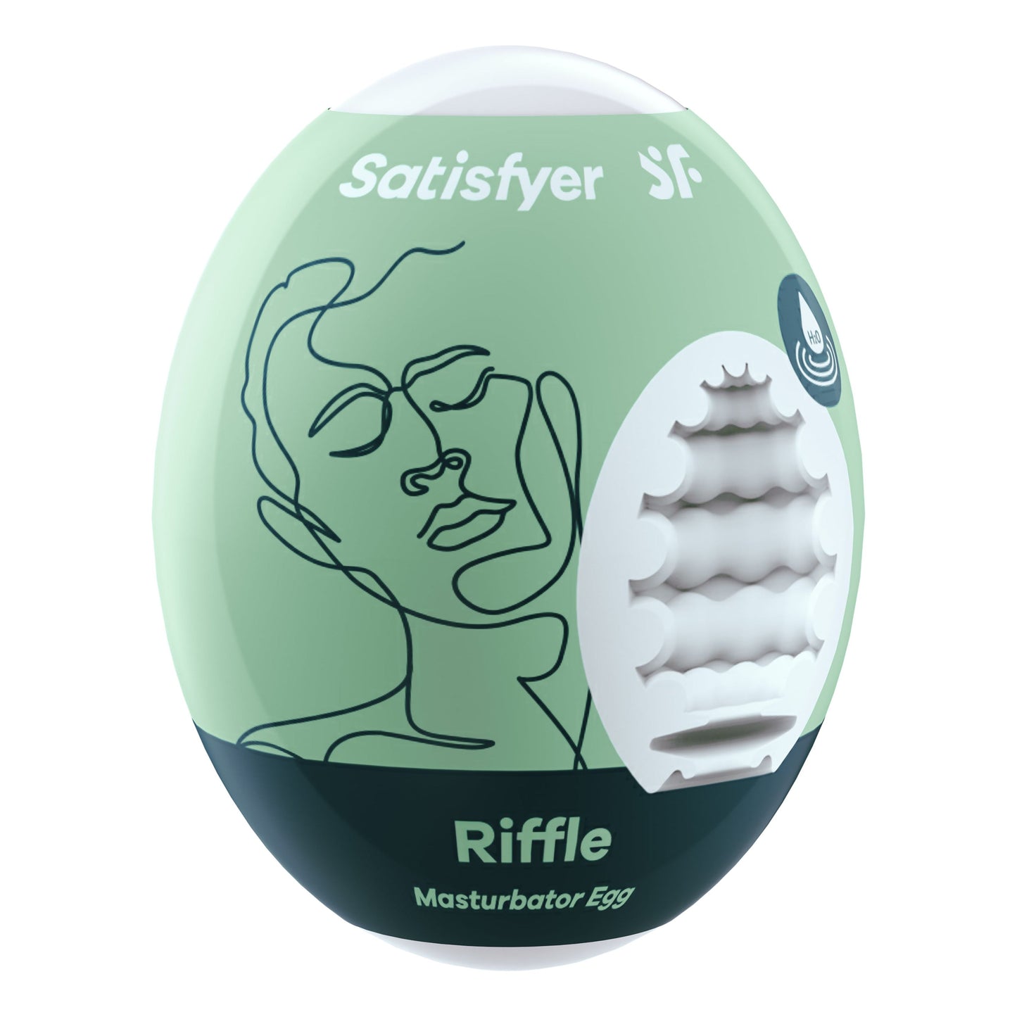 3 Pc Set Masturbator Egg - Riffle - Light Green