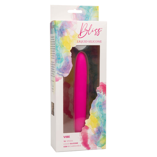 Bliss Liquid Silicone Vibe - Pink