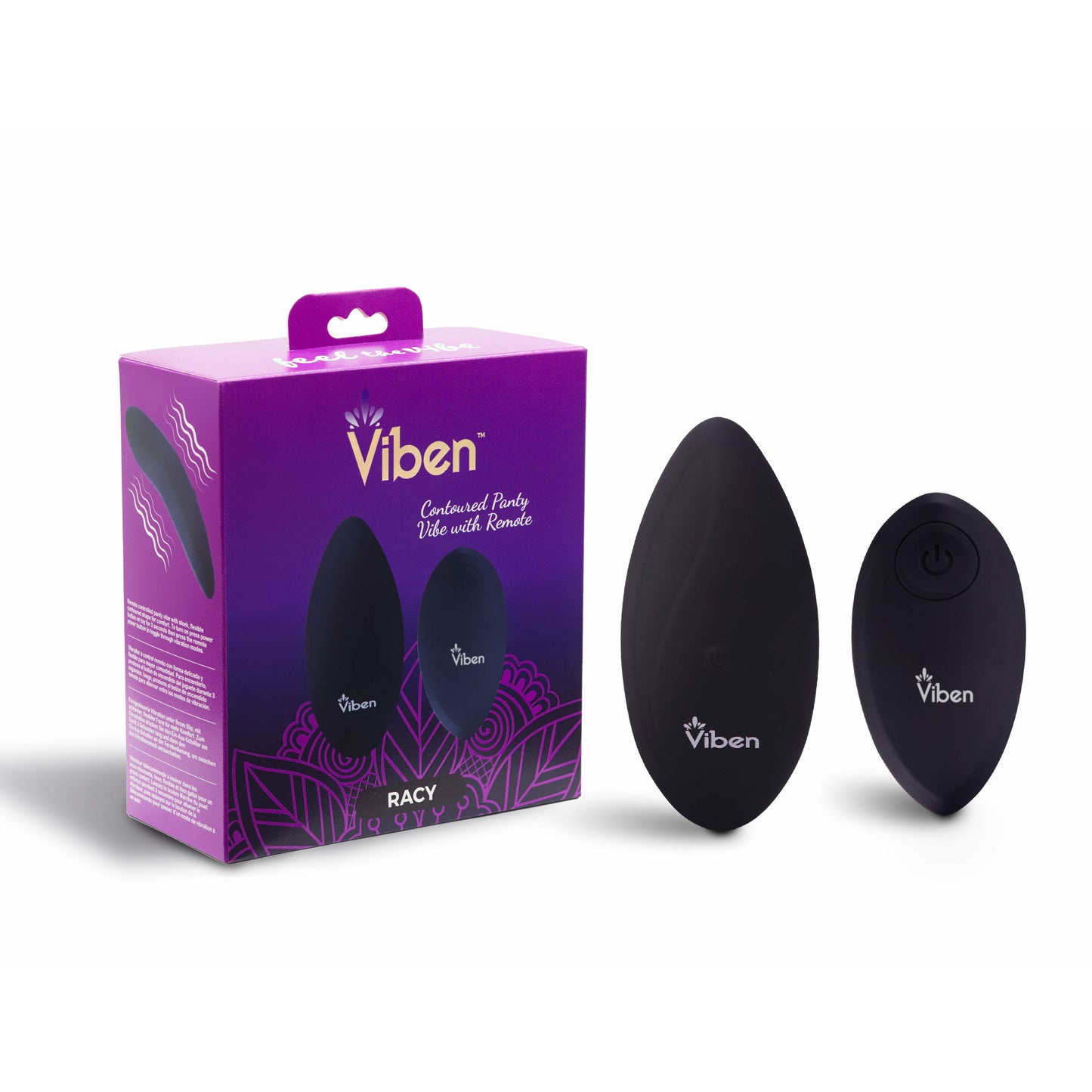 Racy Remote Control 10 Function Panty Vibe - Black Vibe