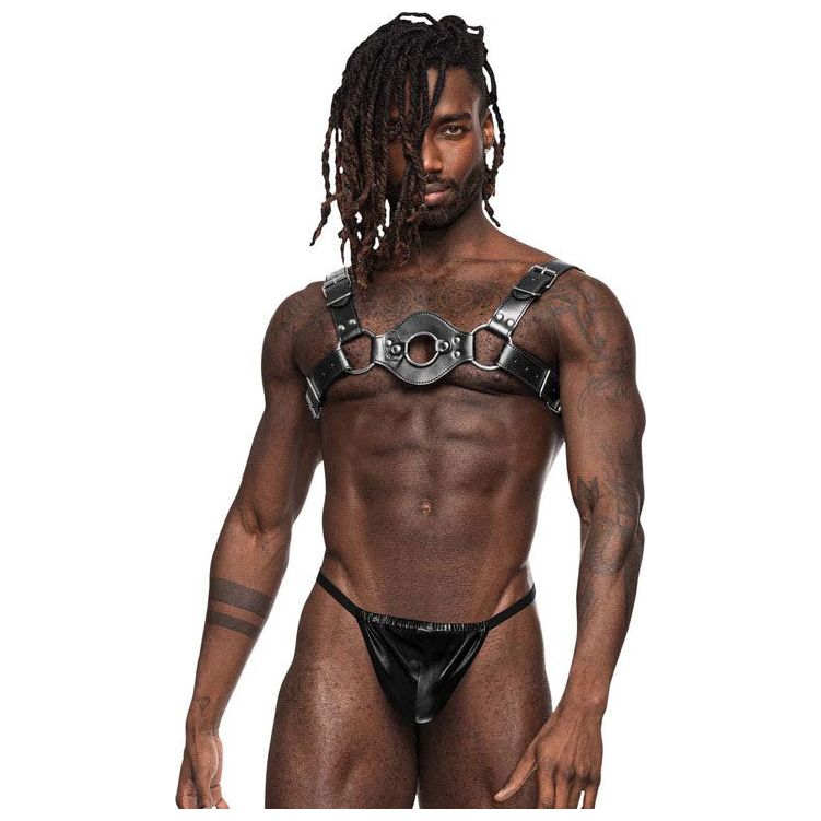 Libra Leather Harness - Black
