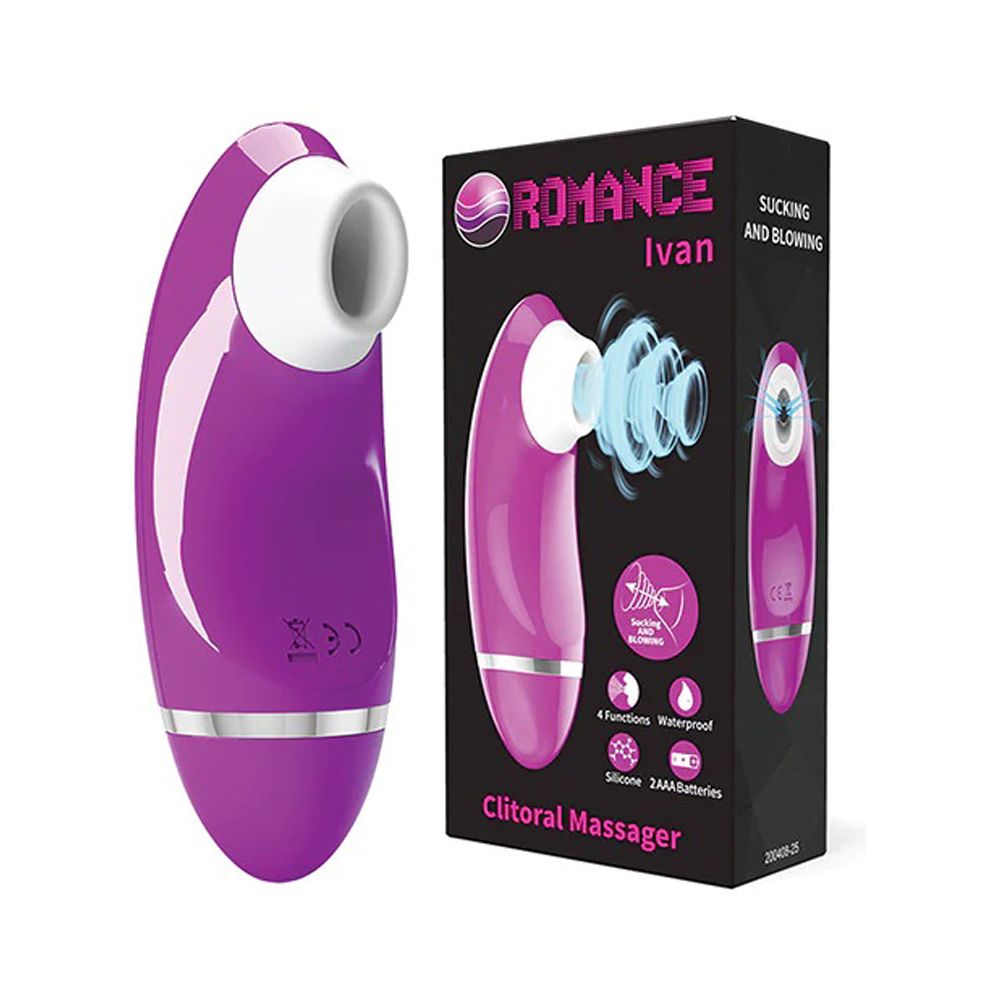 Pretty Love Romance Ivan Sucking Clitoral Massager - Fuchsia