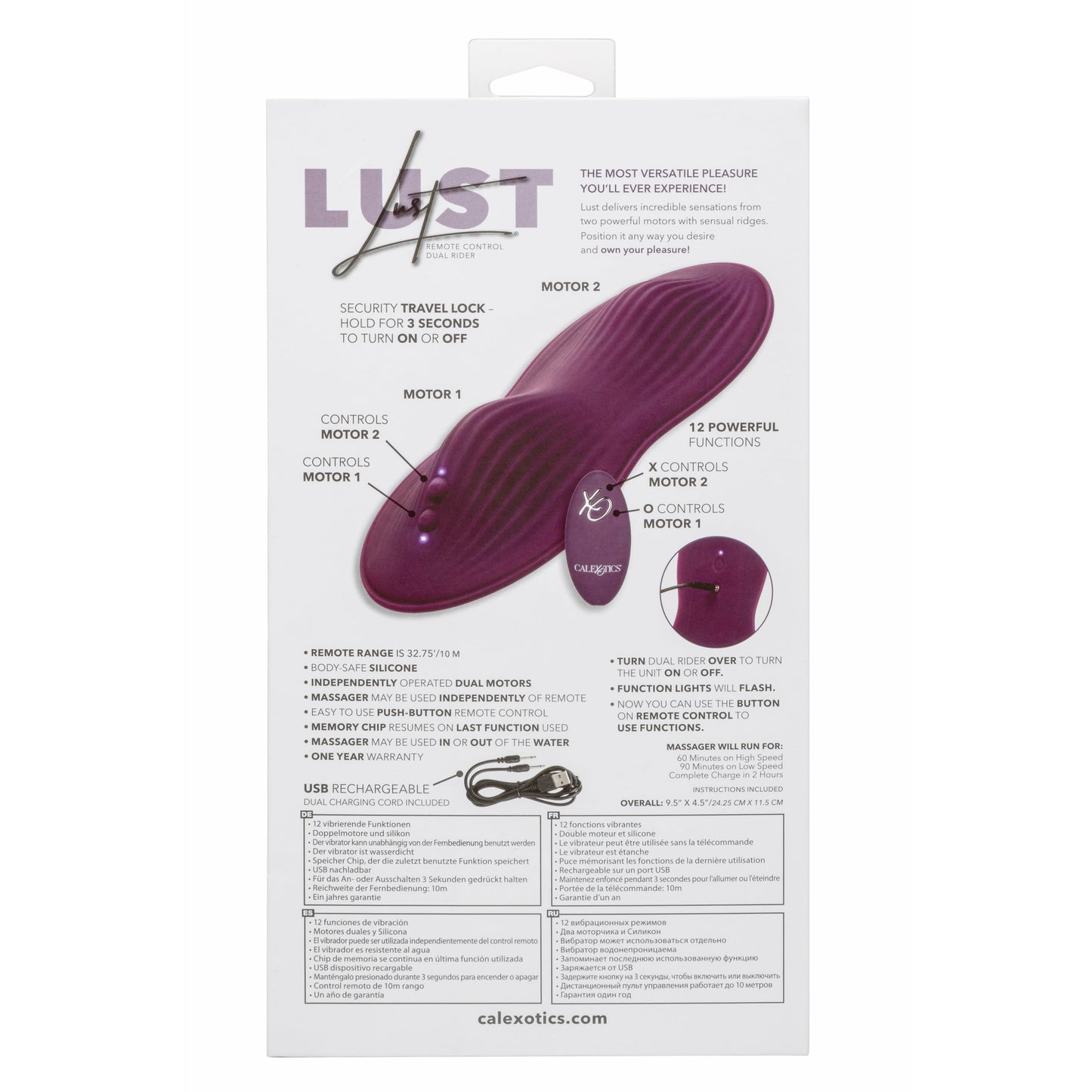 Lust Remote Control Dual Rider SE4300103