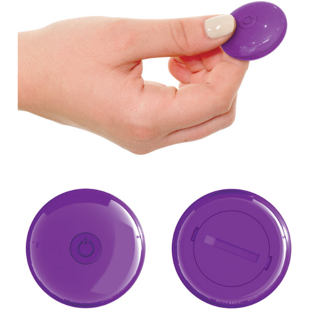 Threesome Rock n' Ride Silicone Vibrator - Purple