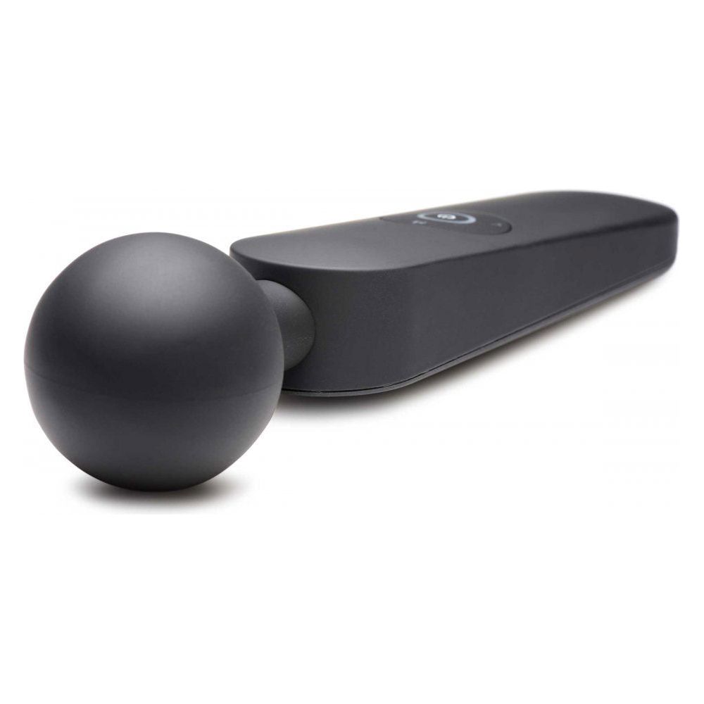 Thunder Wand 72x Silicone Heating Wand Massager - Black