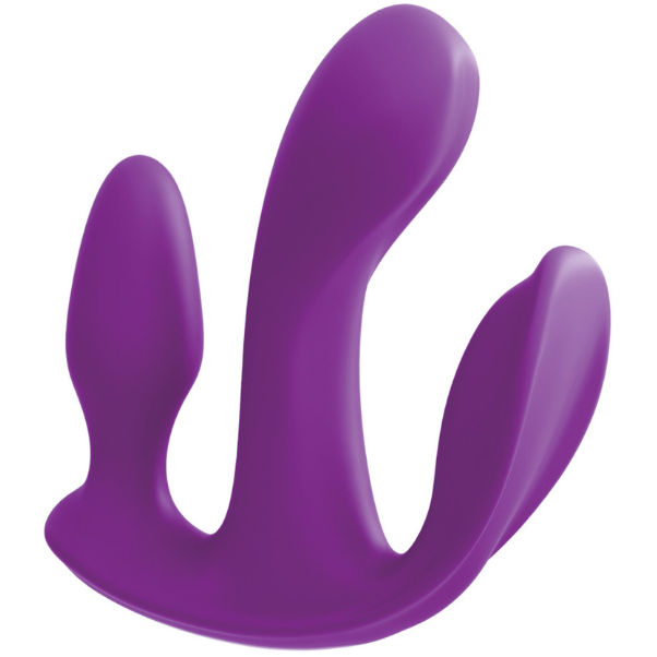 Threesome Total Ecstay Silicone Vibrator - Purple
