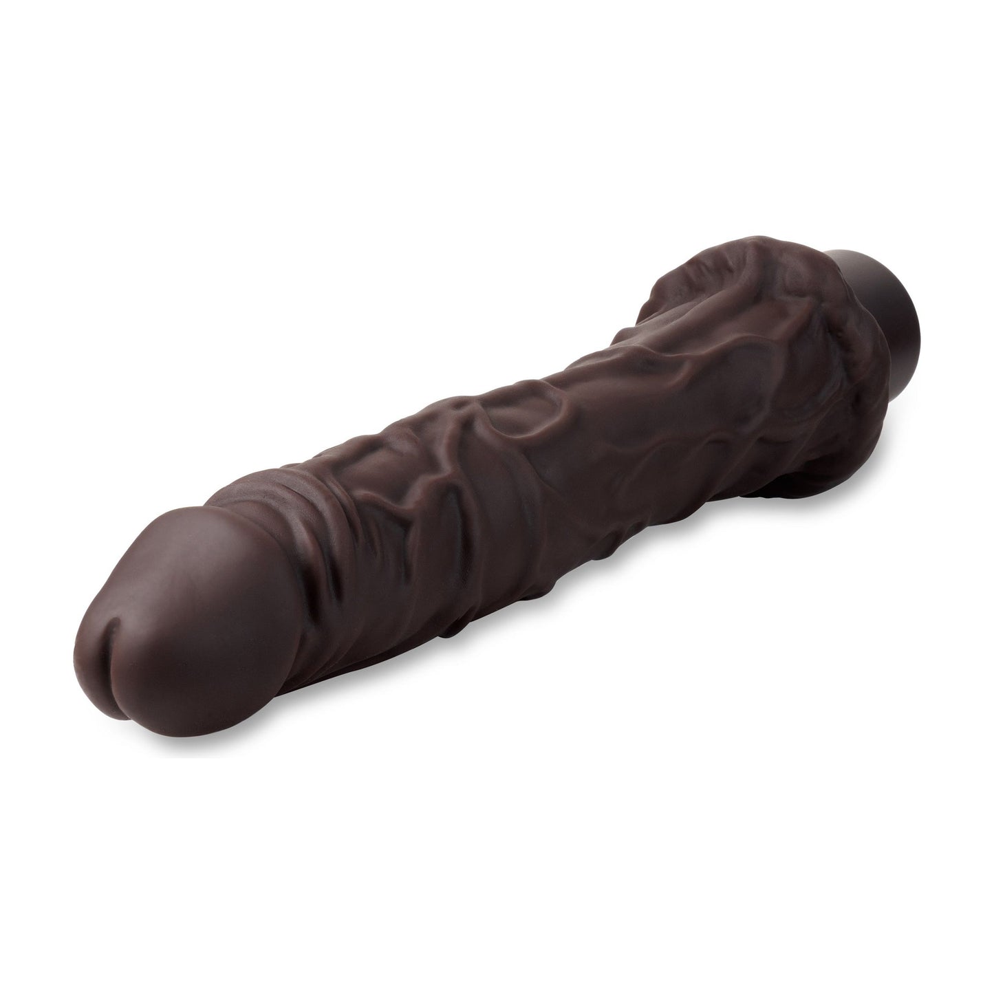 Dr. Skin Silicone - Dr. Richard - 9 Inch Vibrating Dildo - Brown