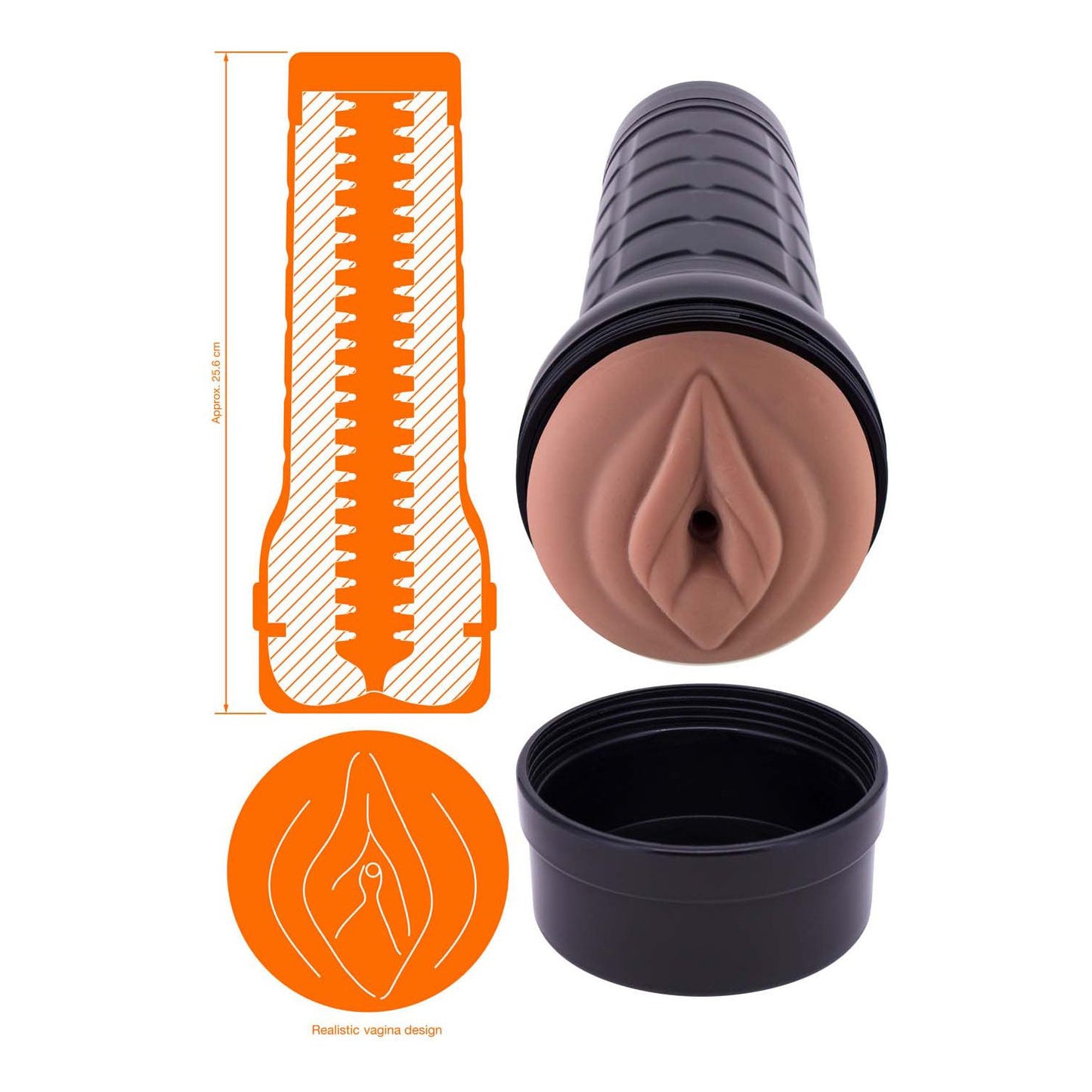 Deelite Vagina - Light Brown
