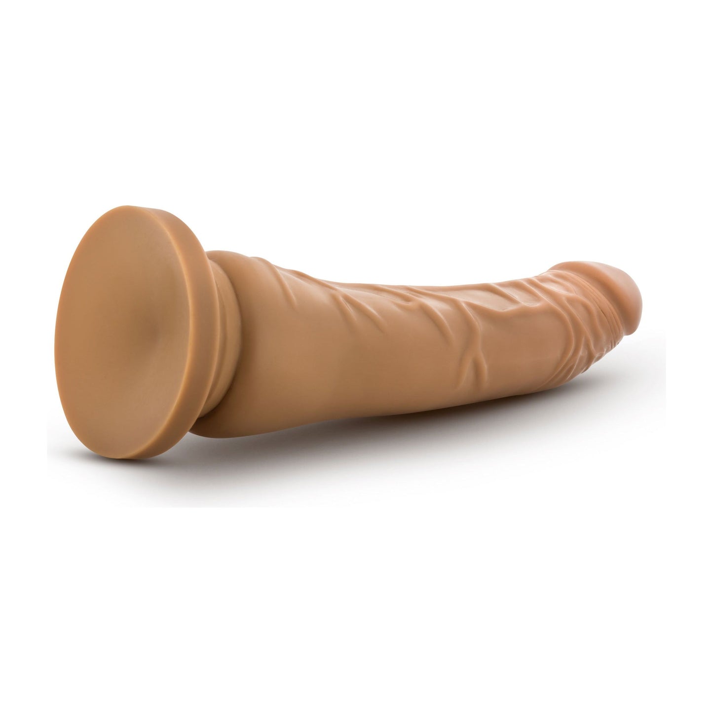 Dr. Skin Silicone - Dr. Noah - 8 Inch Dong With  Suction Cup - Mocha