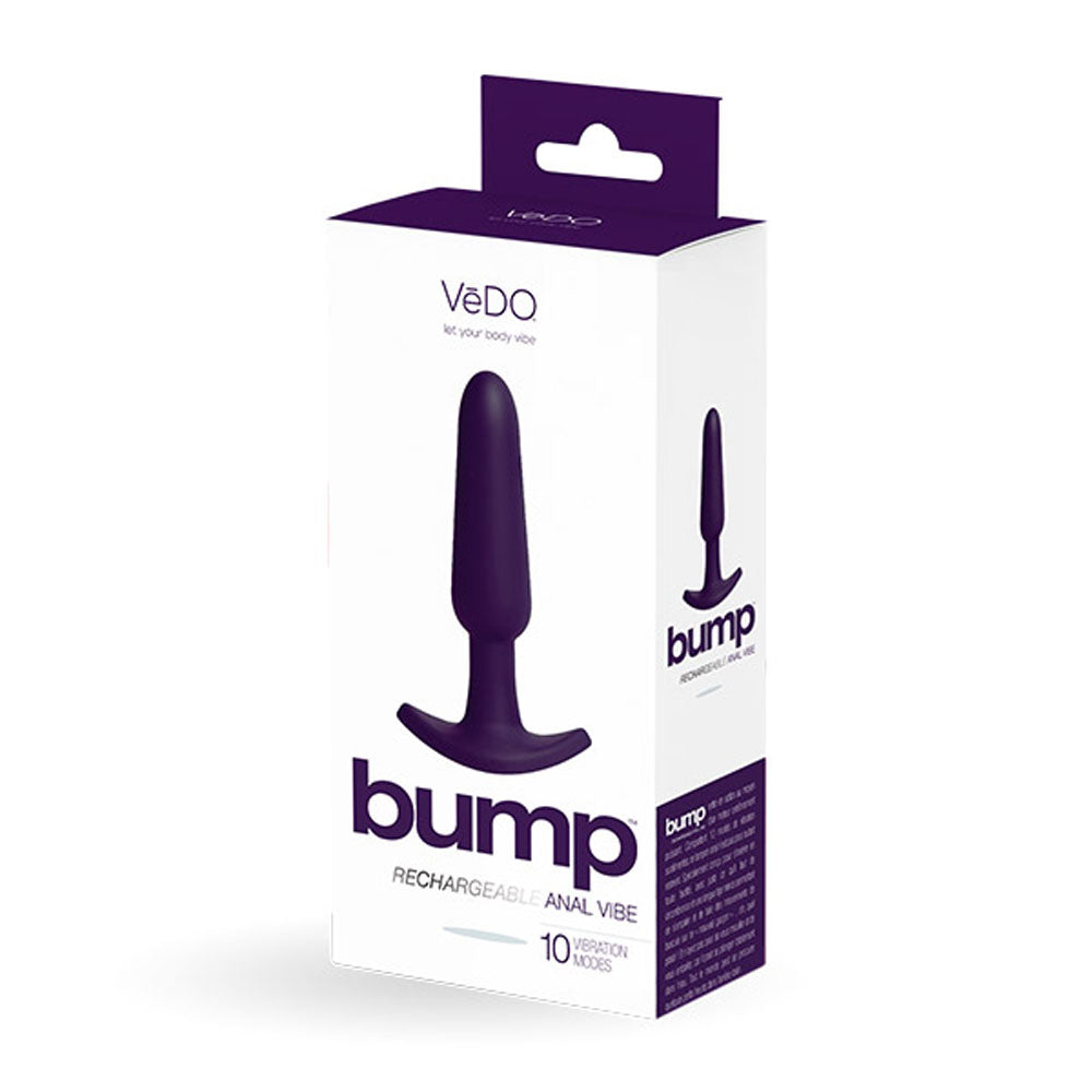 Bump Rechargeable Anal Vibe - Purple VI-P1513