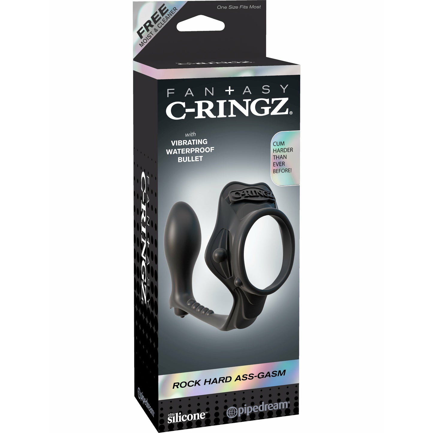 Fantasy C-Ringz Rock Hard Ass Gasm - Black PD5909-23