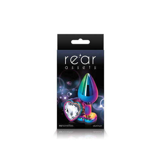 Rear Assets - Multicolor Heart - Medium - Clear NSN0962-21
