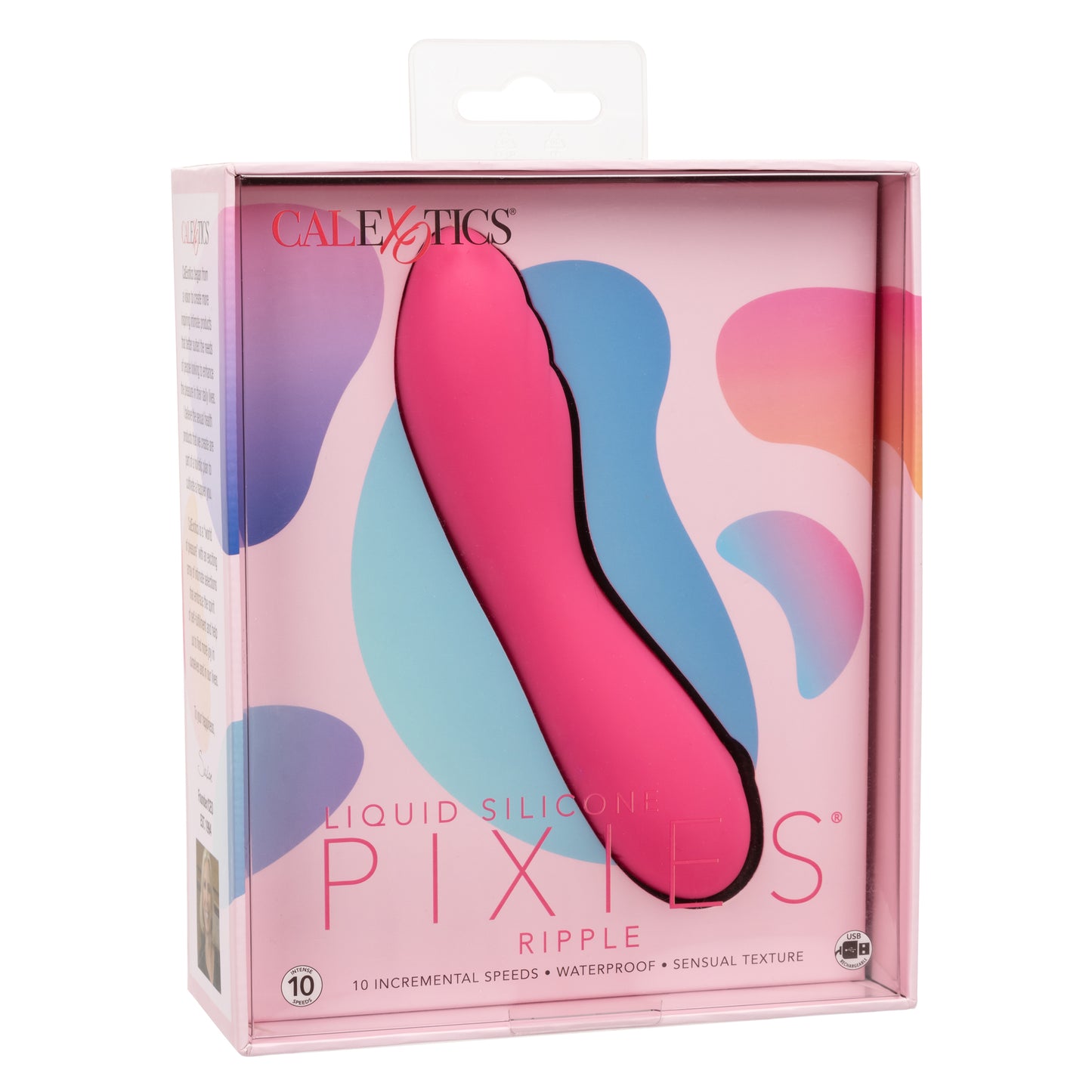 Liquid Silicone Pixies Ripple - Pink
