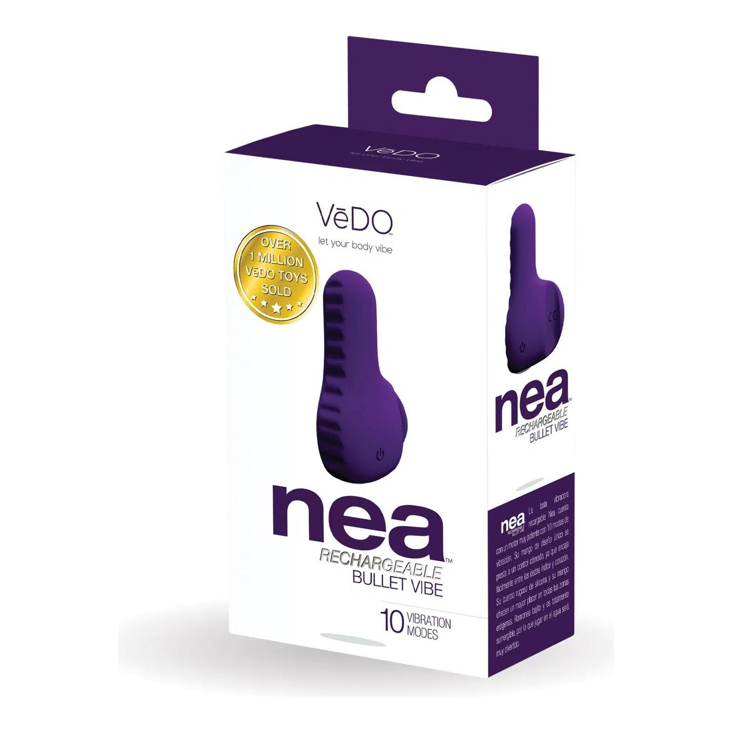 Nea Rechargeable Finger Vibe - Deep Purple