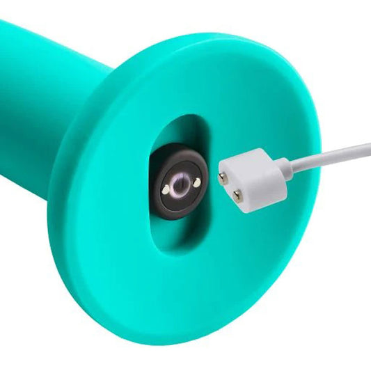 Ergo Super Flexi II Dong Soft and Flexible Liquid Silicone With Vibrator - Teal