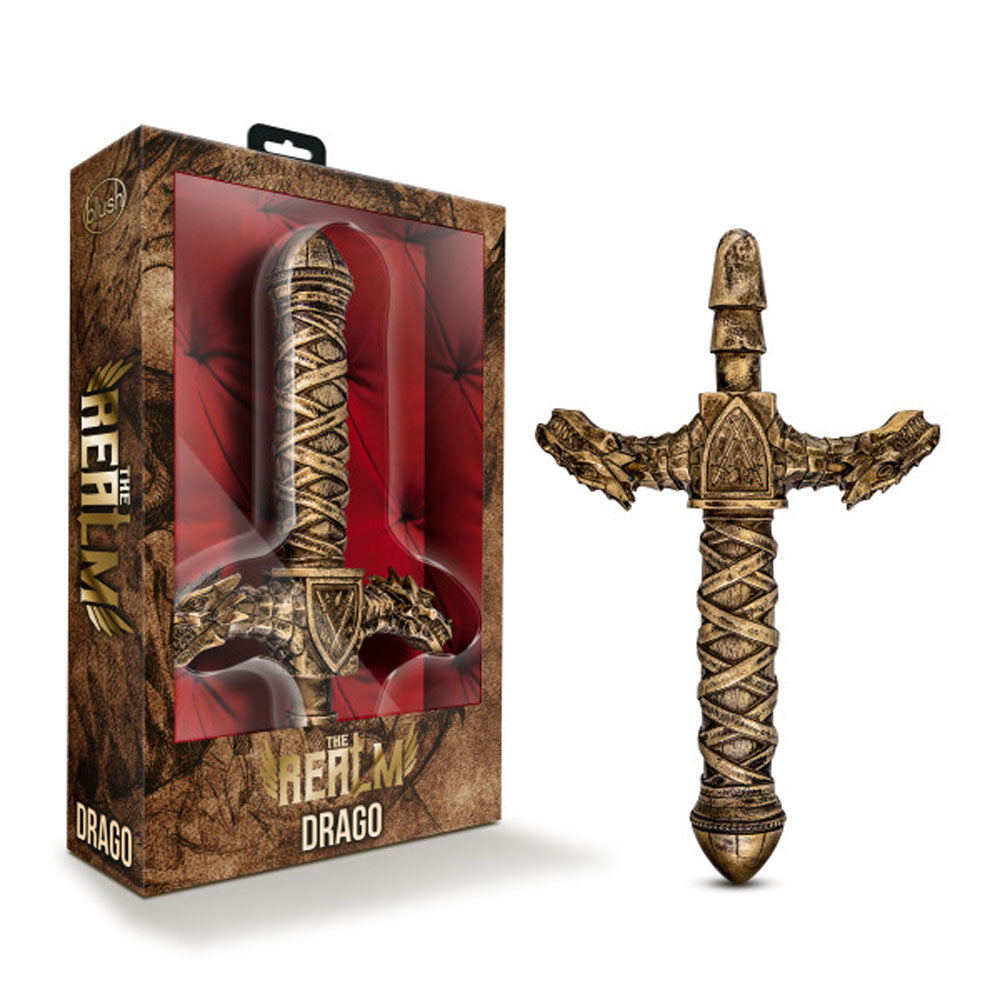 The Realm - Drago - Lock on Dragon Sword Handle - Bronze
