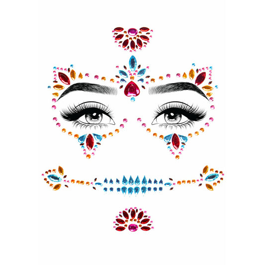 Day of the Dead Adhesive Face Jewels LA-EYE020