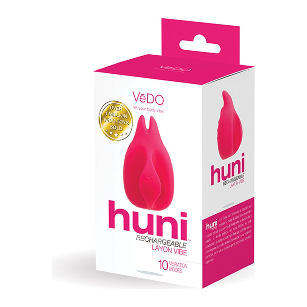 Huni Rechargeable Finger Vibe - Foxy Pink