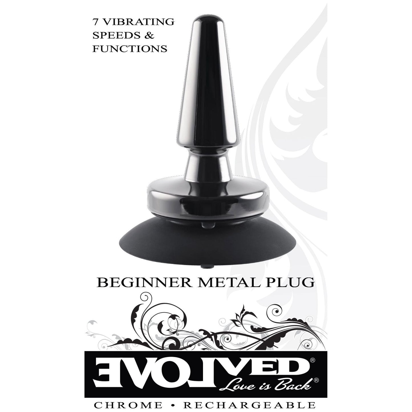 Beginner Metal Plug - Black Chrome