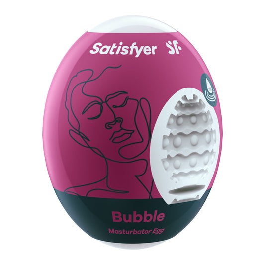 3 Pc Set Masturbator Egg - Bubble - Violet