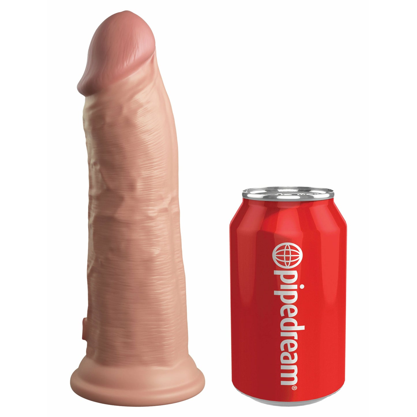 King Cock Elite Deluxe Silicone Body Dock Kit - Harness and 8 Inch Dildo - Light