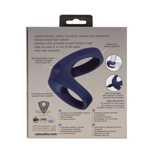 Viceroy Rechargeable Max Dual Ring - Blue