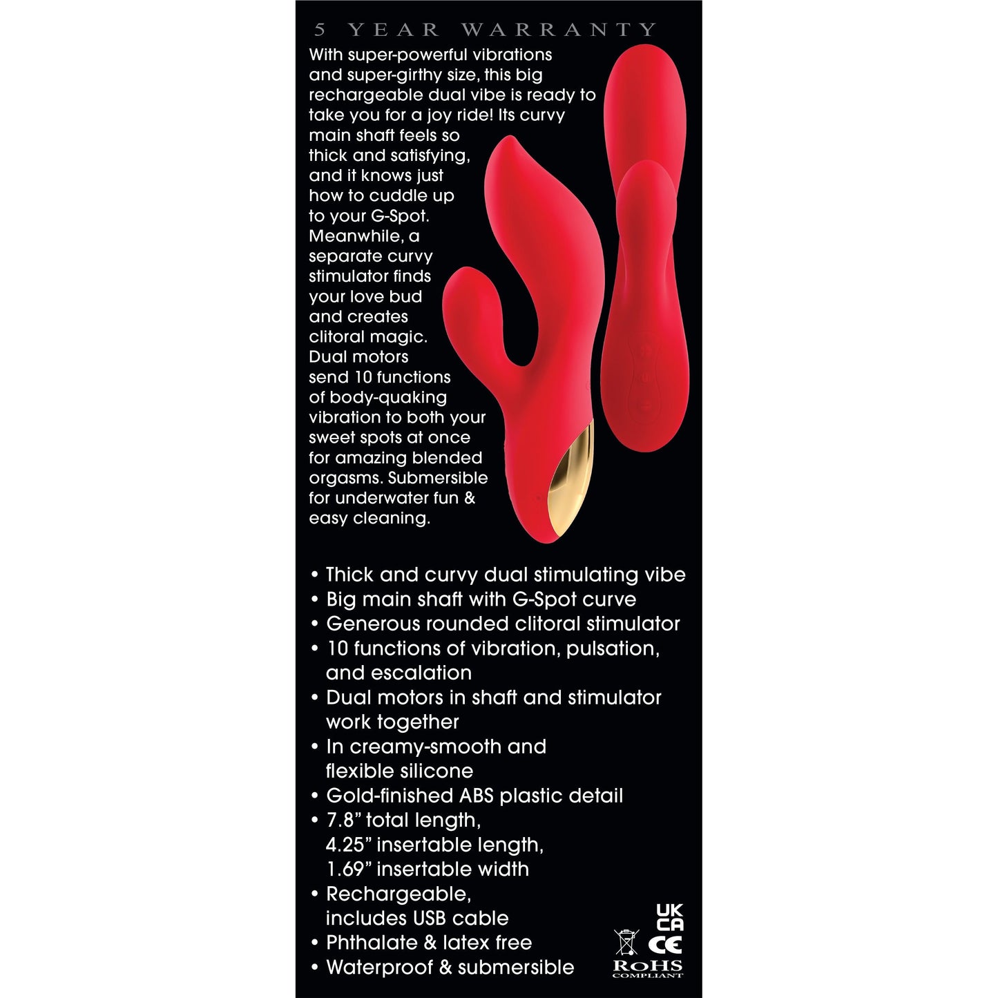 Eve's Big and Curvy G - Red